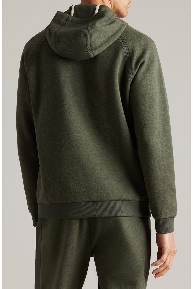 Heritage Midweight Hoodie, Alternate, color, DARK MOSS HEATHER