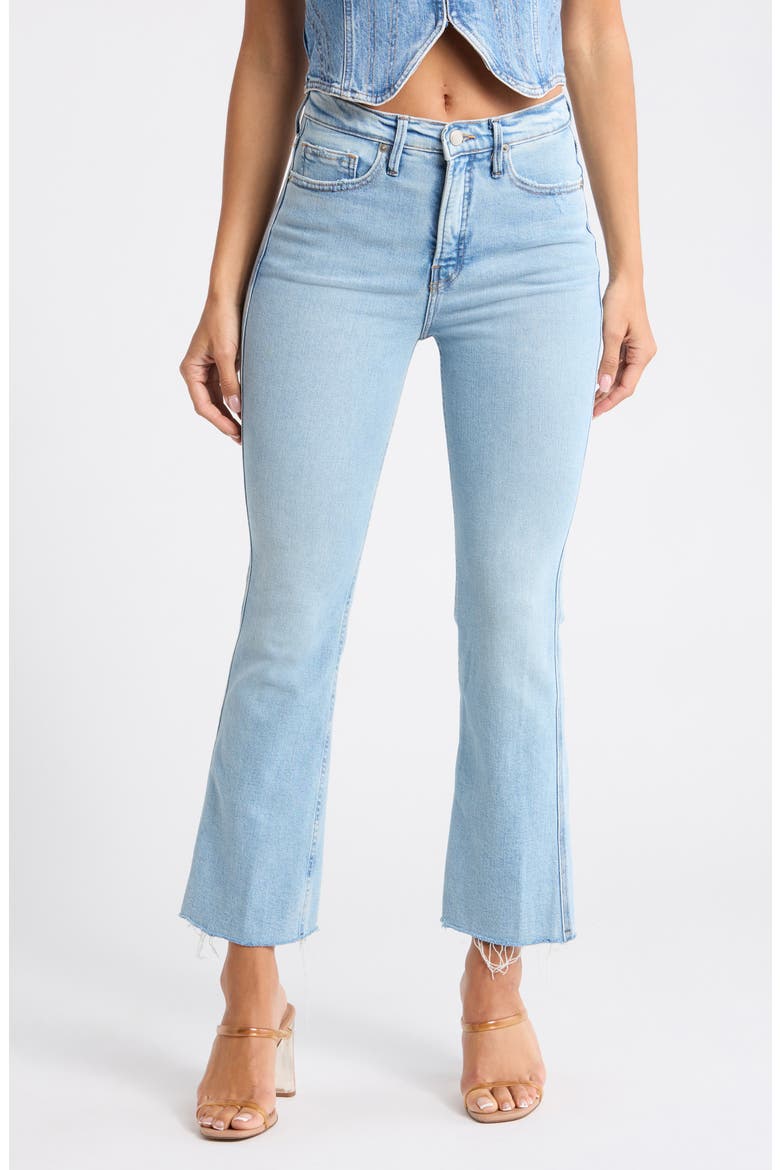 Good Kick Flare Jeans, Main, color, INDIGO954