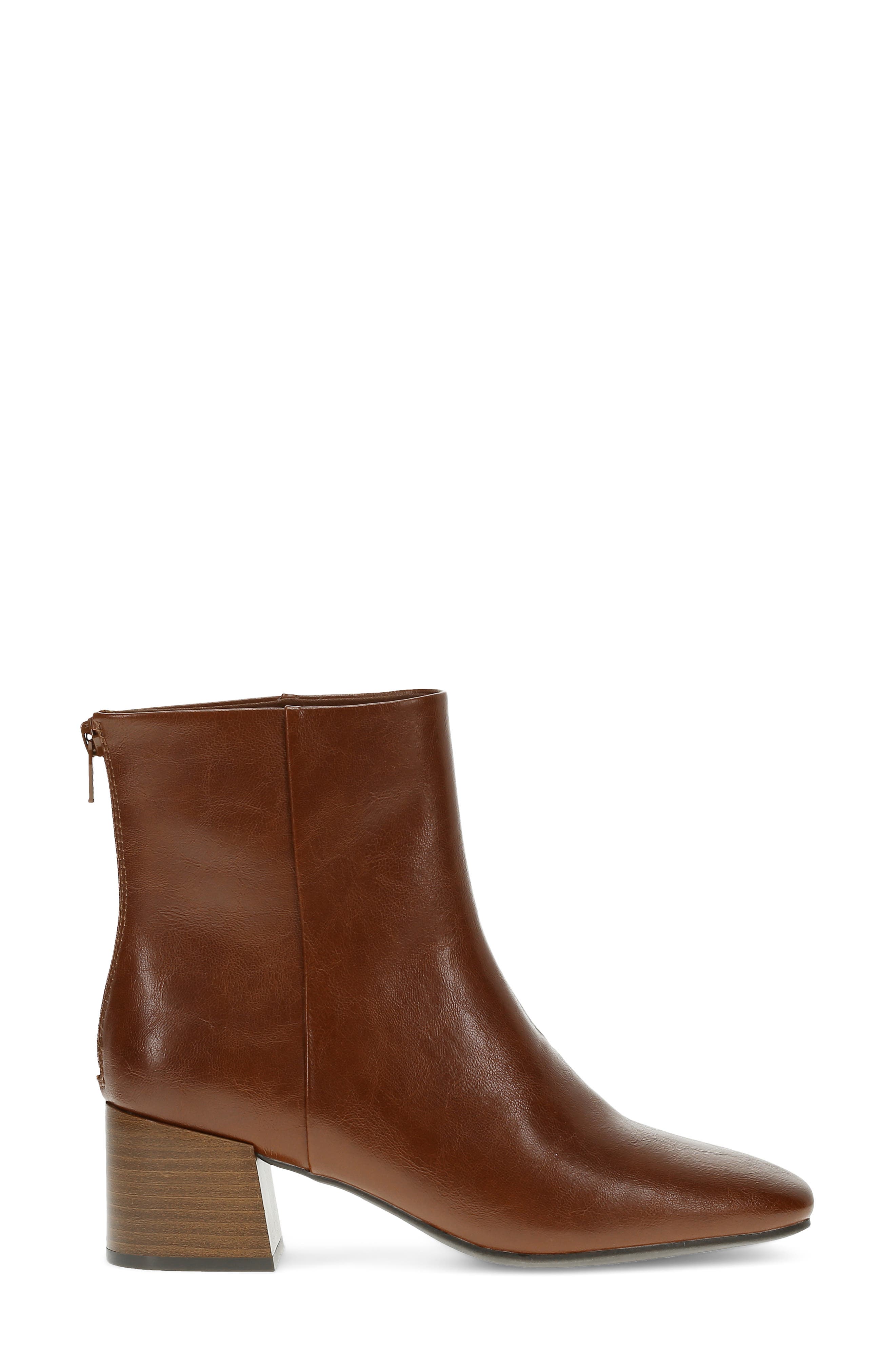 Emilie Block Heel Bootie, Alternate, color, MAHOGANY