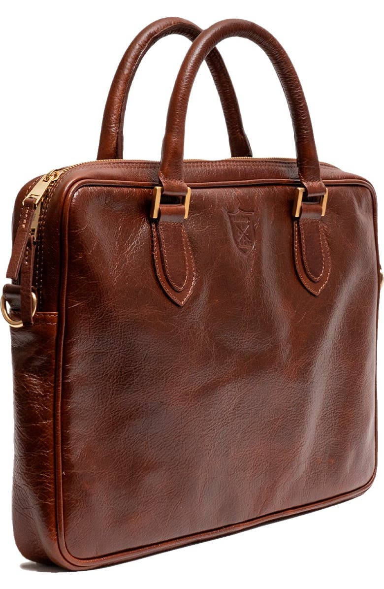 SABANDIJA Signet Tote Bag, Alternate, color, Tobacco