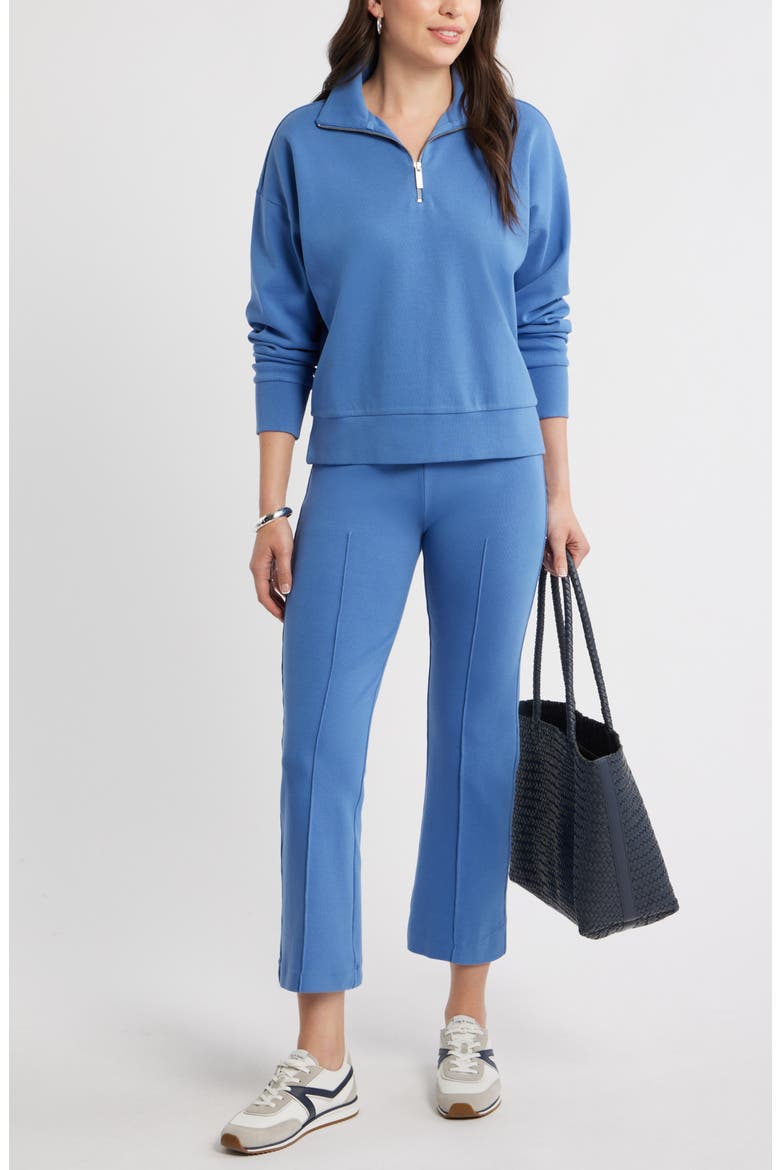 Half Zip Sweatshirt, Alternate, color, BLUE GLORY