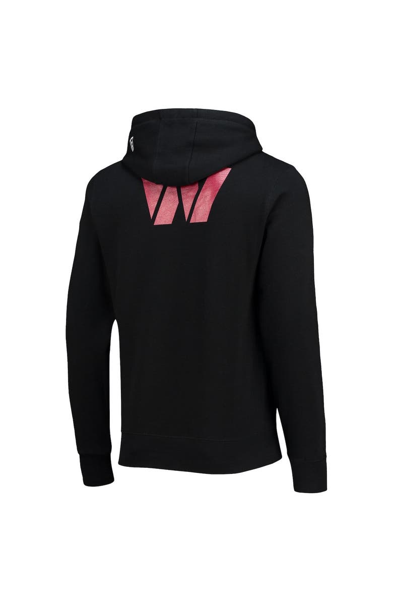 New Era Men's New Era Black Washington Commanders Fleece Pullover Hoodie, Alternate, color,