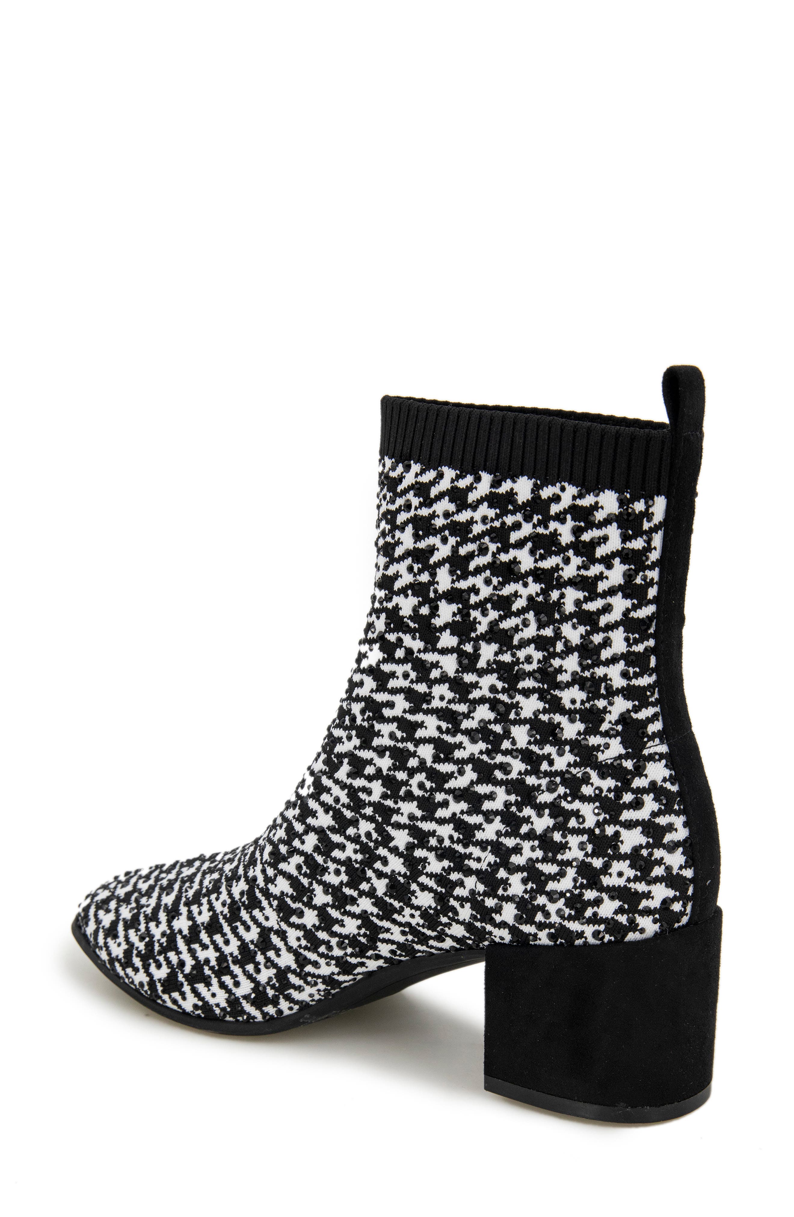 Reaction Kenneth Cole Rida Stretch Bootie Women), Alternate, color, Black/White