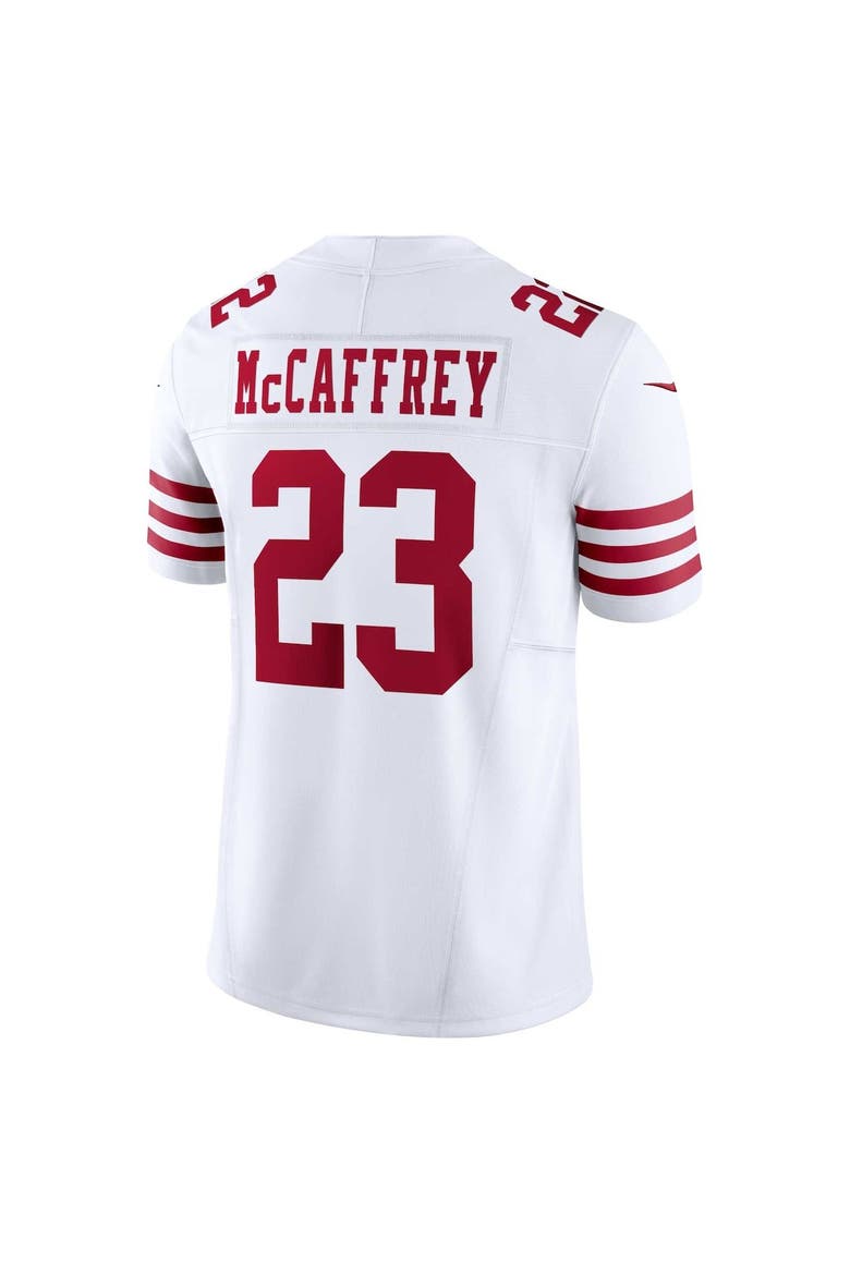 Men's Nike Christian McCaffrey White San Francisco 49ers Vapor F.U.S.E. Limited Jersey, Alternate, color, White