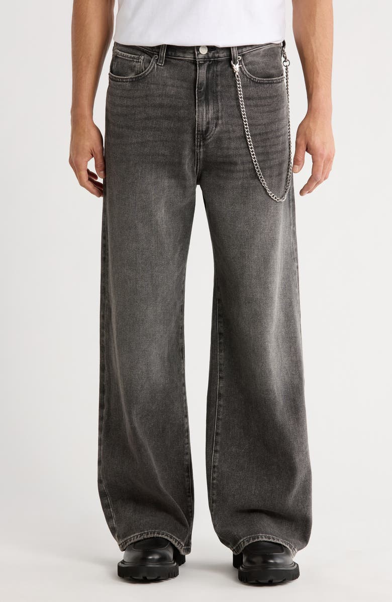 PacSun Sawyer Straight Leg Jeans, Main, color, Grey