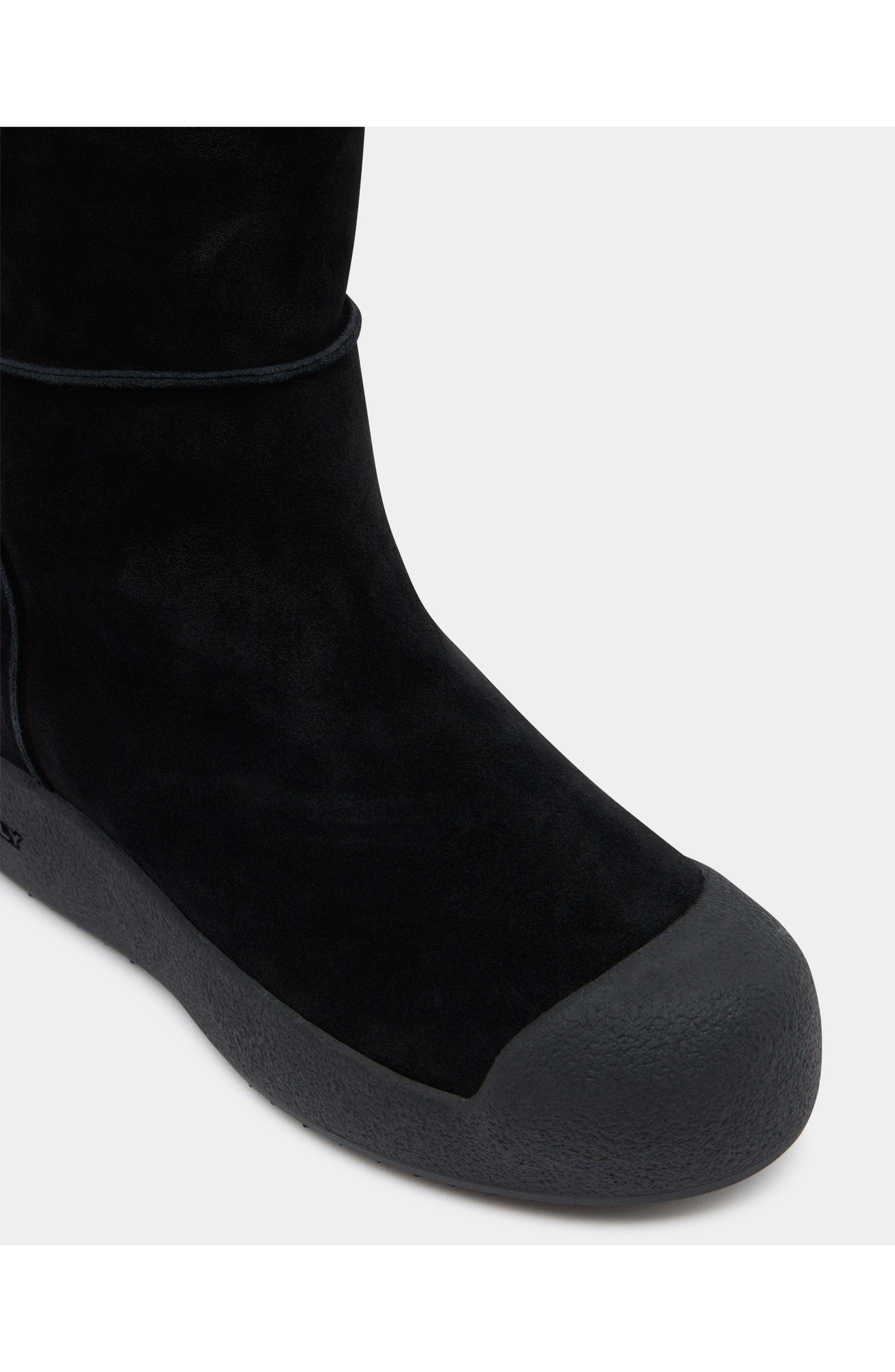 Bally Curling Over-the-knee Boot, Alternate, color, Black