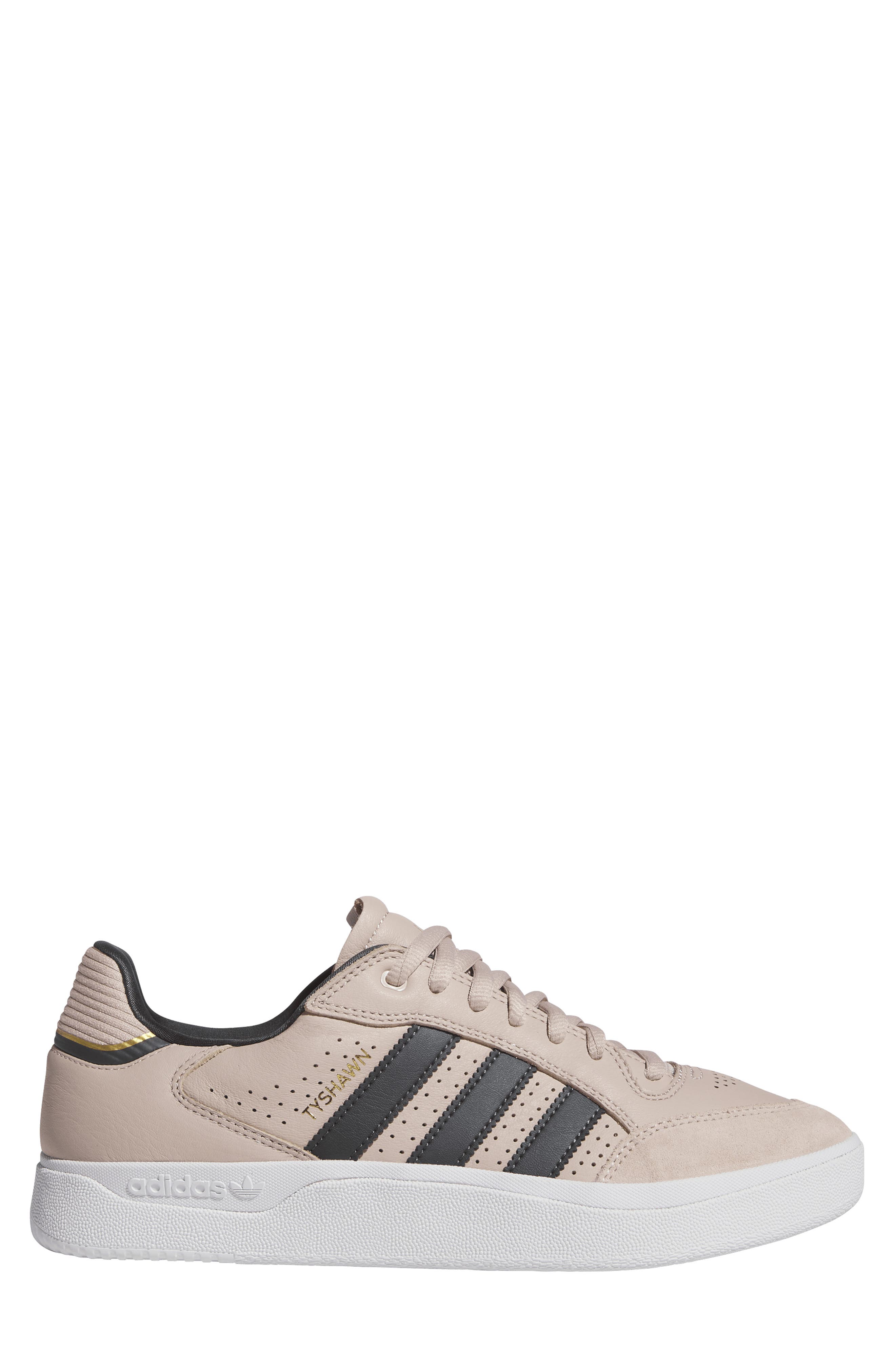 adidas Tyshawn Low Top Sneaker, Alternate, color, Wontau/ Carbon/ Goldmt