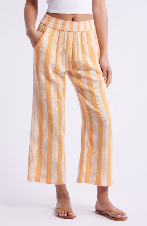 Premium Surf Stripe Cotton Gauze Pants