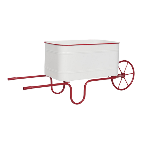 Metal Garden Cart for easy outdoor transport and storage