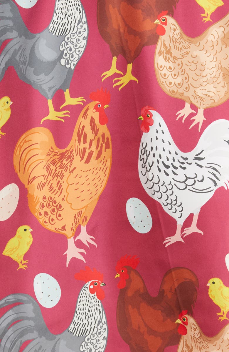 Karen Mabon Chickens Satin Pajamas, Alternate, color, 