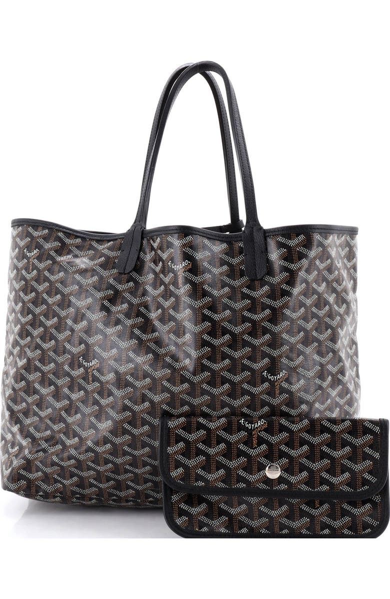 Pre-Owned Goyard Saint Louis Tote Coated Canvas PM, Alternate, color, Black