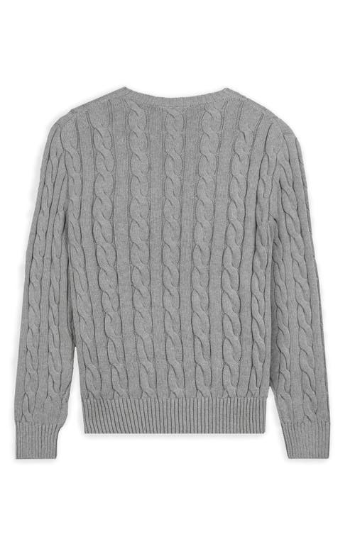 Members Only Crew Neck Cable Sweater