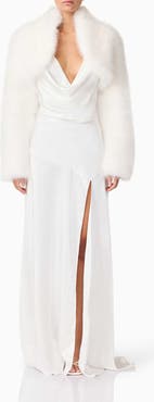 Elliatt Lucyna Faux Fur Shrug