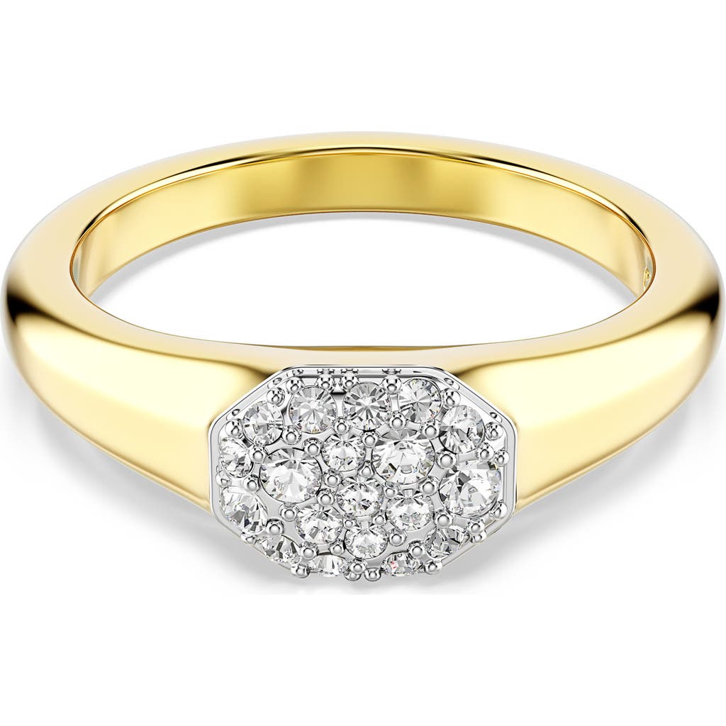Swarovski Dextera Crystal Ring In Gold