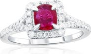 SOUZANA by Suzy Levian 14K Gold Ruby & Diamond Ring