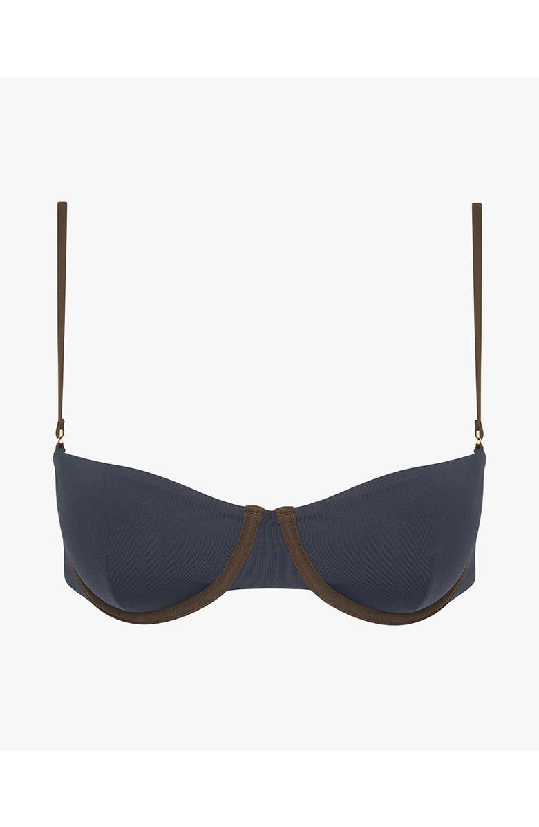 WeWoreWhat Balconette Top, Alternate, color, Dark Navy/Mhgny