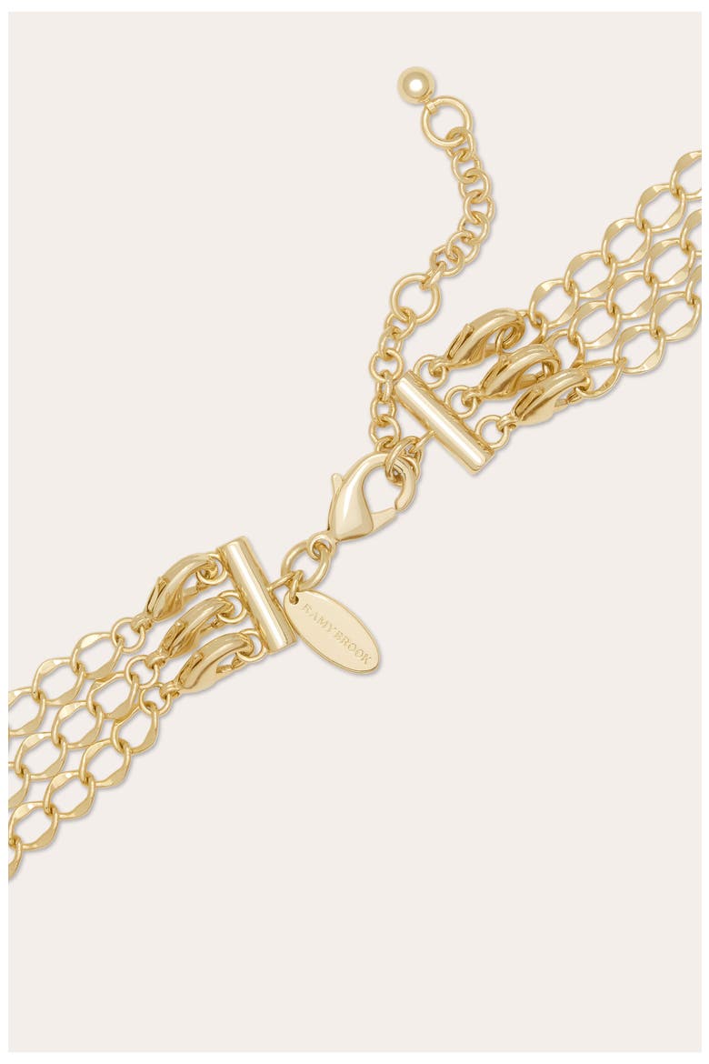 Elina Multistrand Necklace, Alternate, color, GOLD