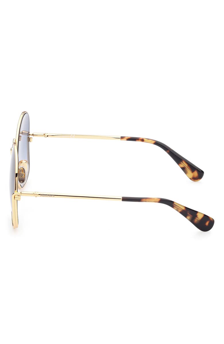 Max Mara 60mm Geometric Sunglasses, Alternate, color, 