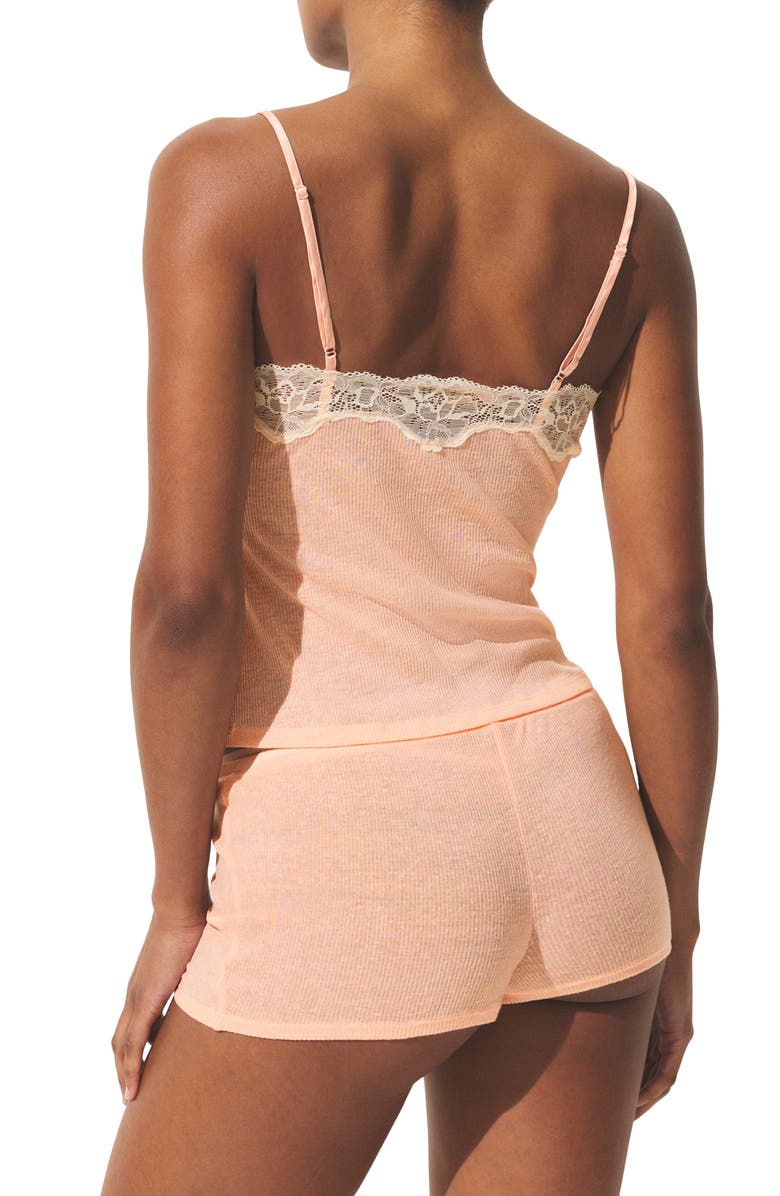 SKIMS Lace Cami & Shorts Set, Alternate, color, Villa