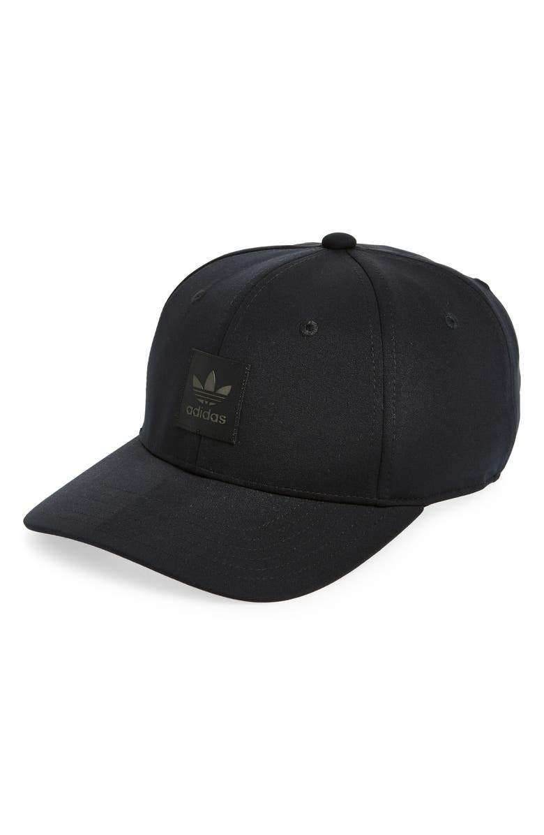 adidas Venture Webbing Snapback Hat, Main, color, Black