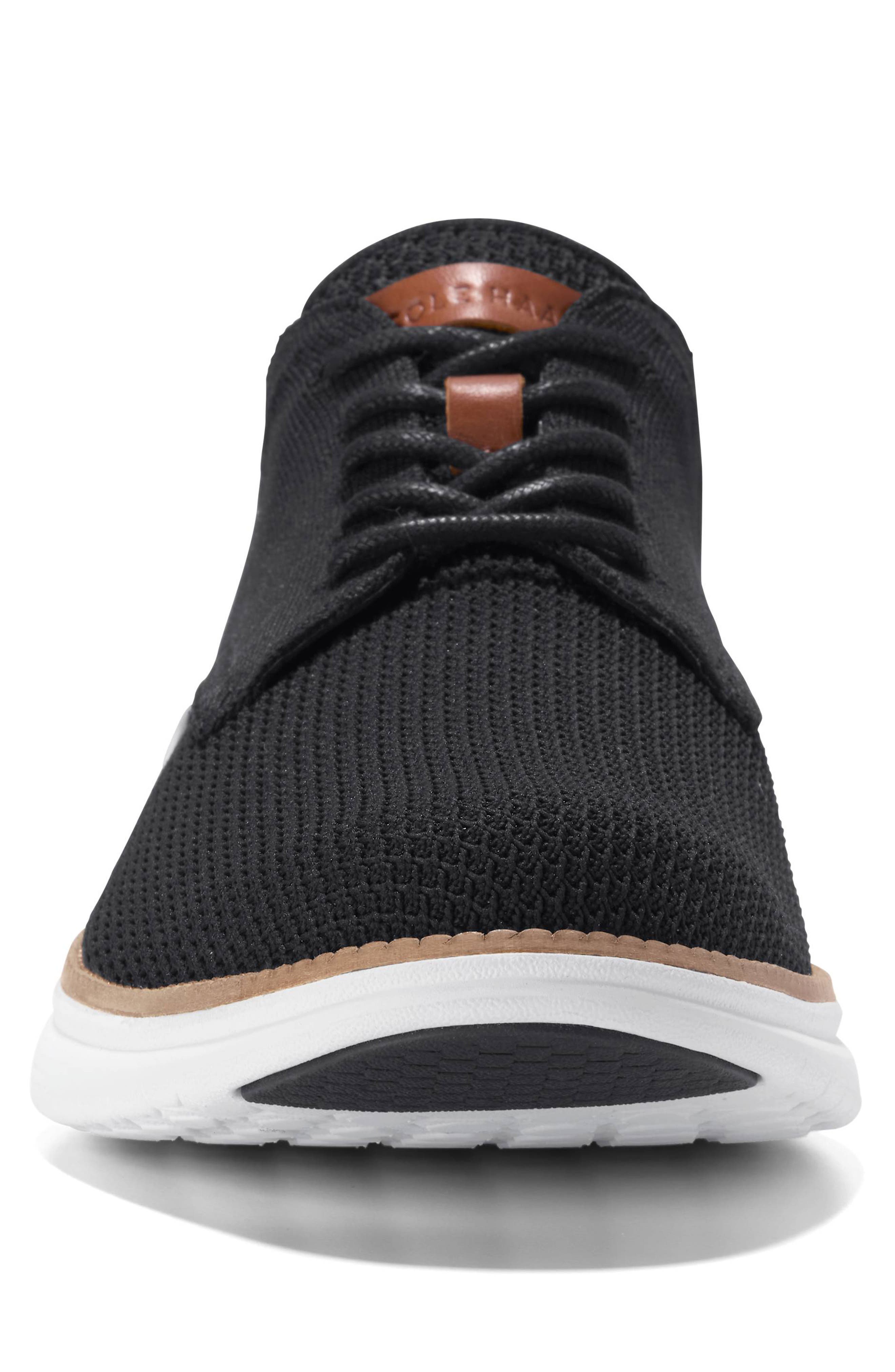 Cole Haan Grand Hurrion Stitchlite<sup>™</sup> Plain Toe Oxford, Alternate, color, Black Nmbs Cld Ivr