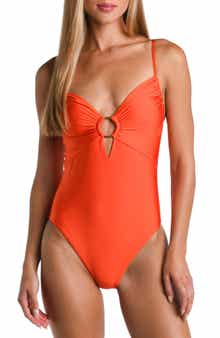 Sunshine 79 Solids Sweetheart One-Piece Swimsuit
