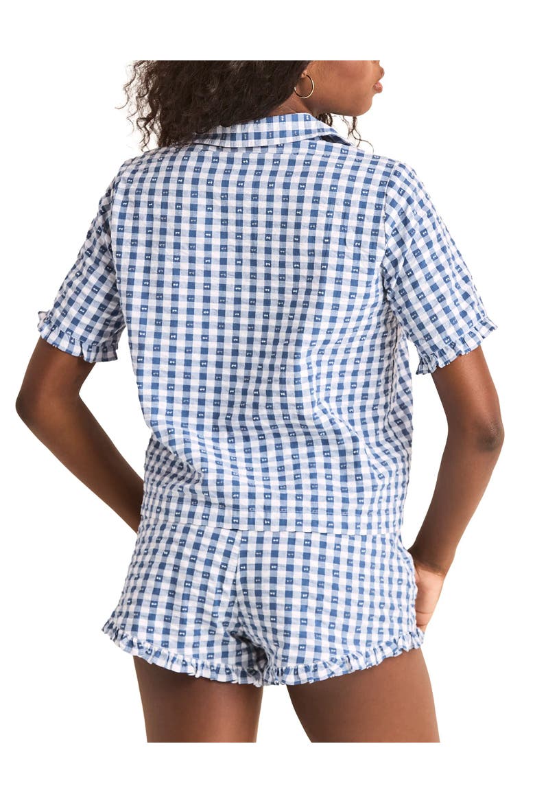 Barbara Short Pajama Set, Alternate, color, Blue
