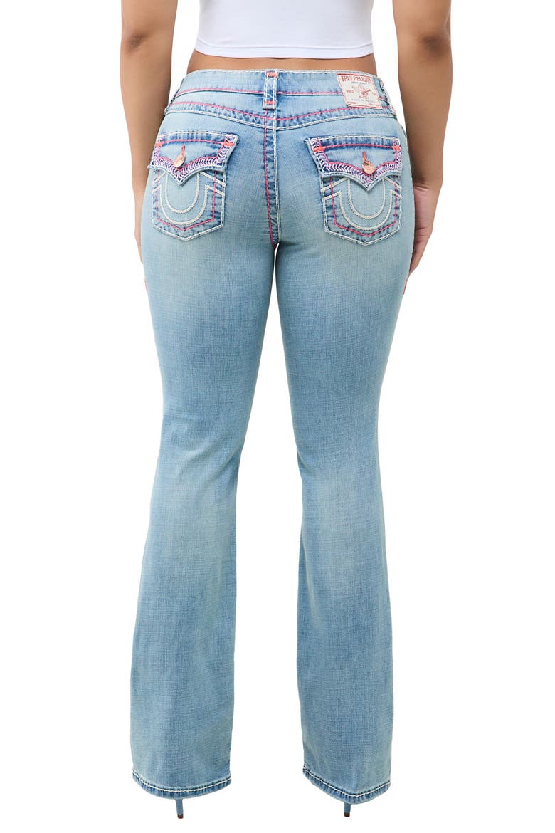 Becca Super T Mid Rise Bootcut Jeans, Alternate, color, SEASIDE PEARL
