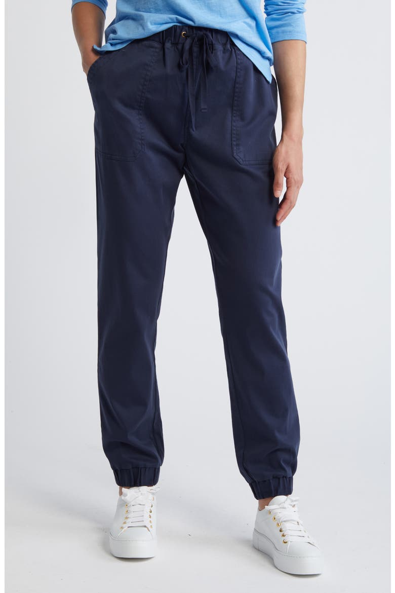Cotton Blend Joggers, Main, color, NAVY BLAZER