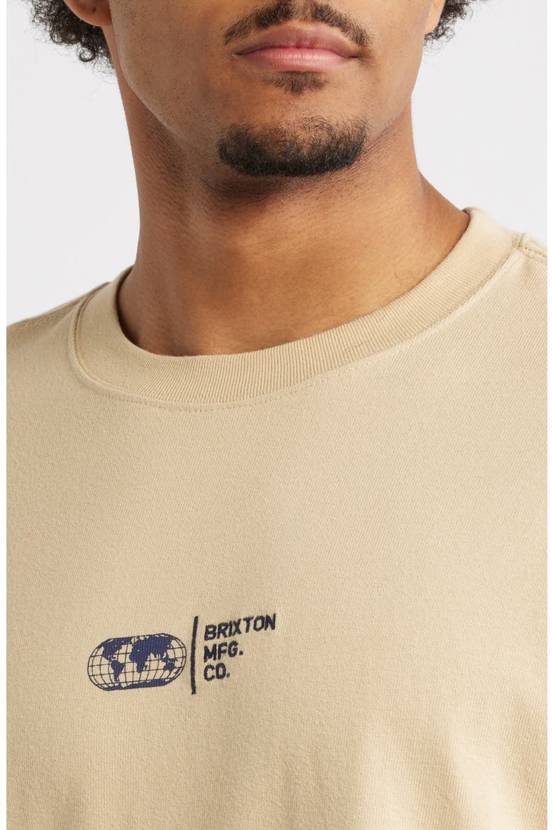 Union Relaxed Fit Heavyweight Cotton Graphic T-Shirt, Alternate, color, CREAM CLASSIC WASH