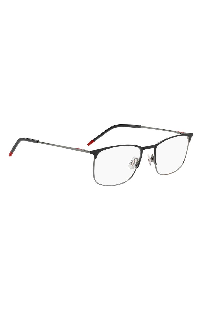 HUGO 54mm Rectangular Optical Glasses, Alternate, color, 
