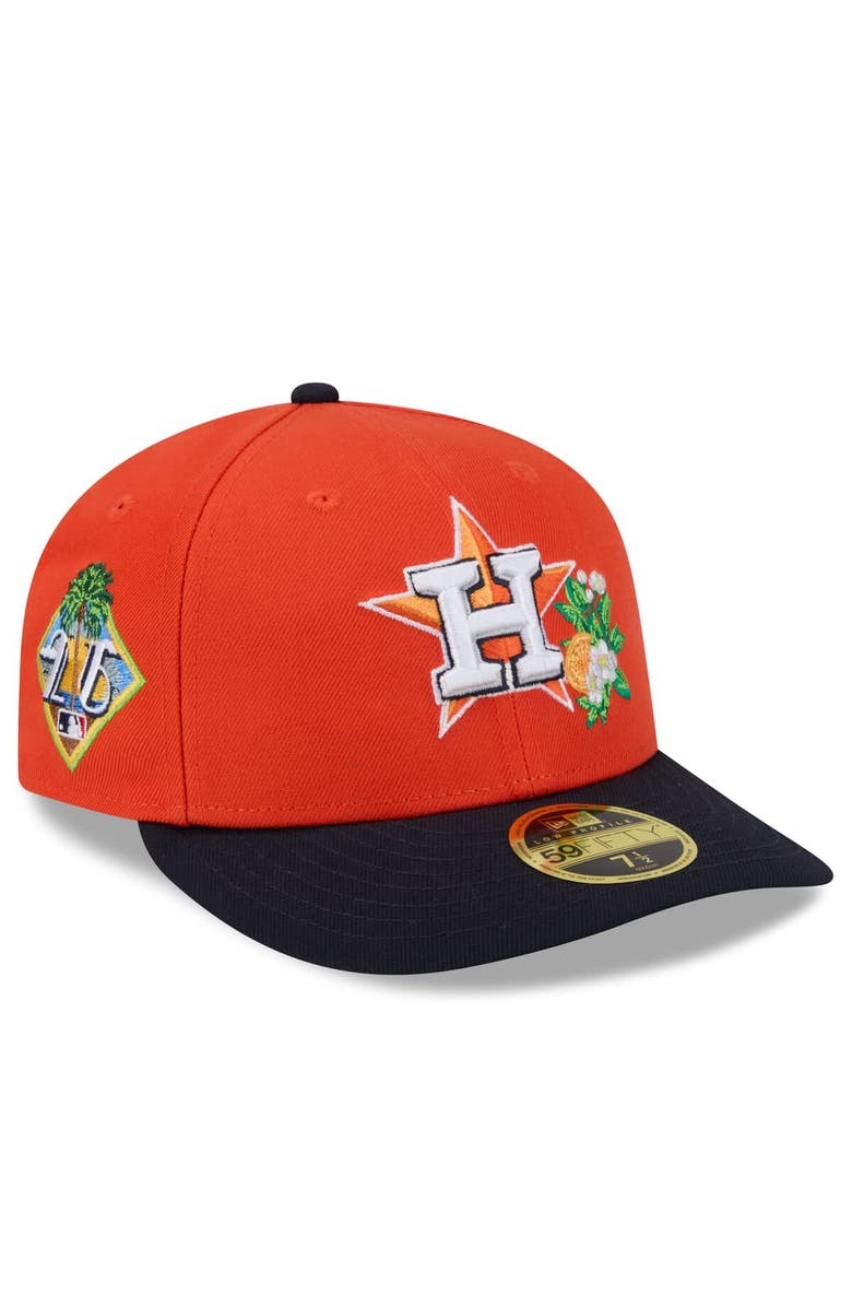 New Era Men's New Era  Orange/Navy Houston Astros 2026 Spring Training Low Profile 59FIFTY Fitted Hat, Main, color, Orange