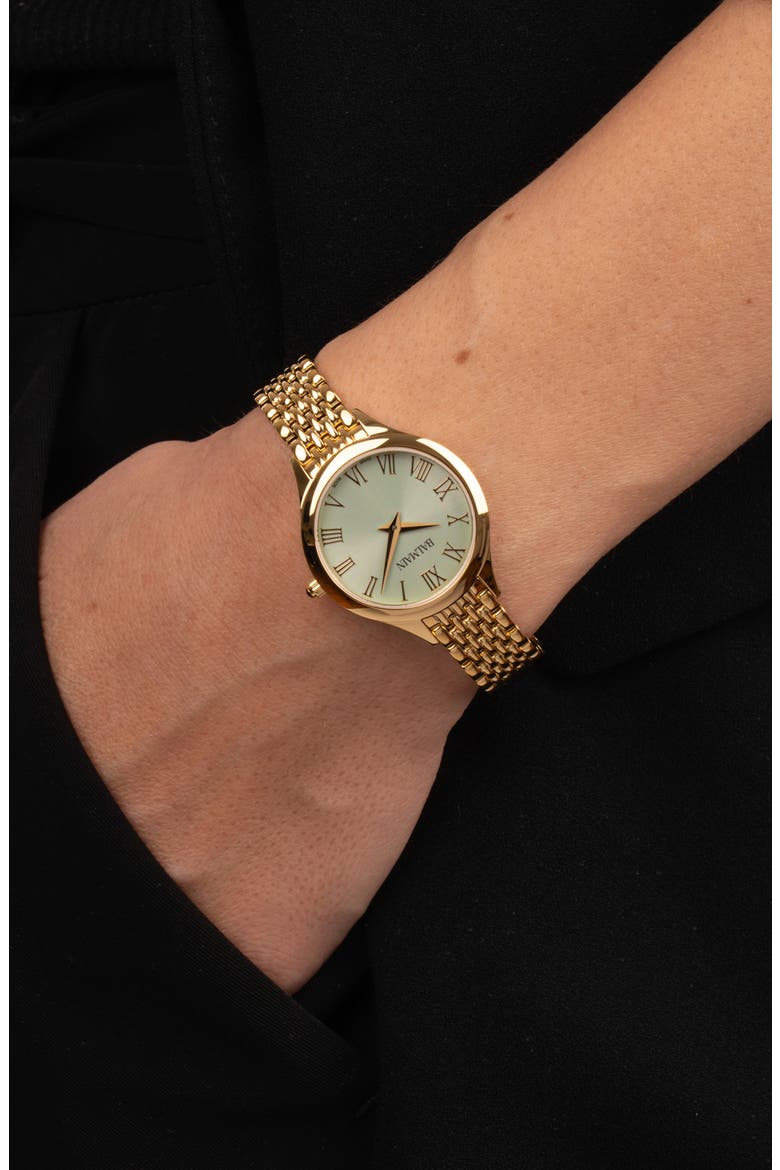 de Balmain Bracelet Watch, 29mm, Alternate, color, YELLOW GOLD PVD COATING