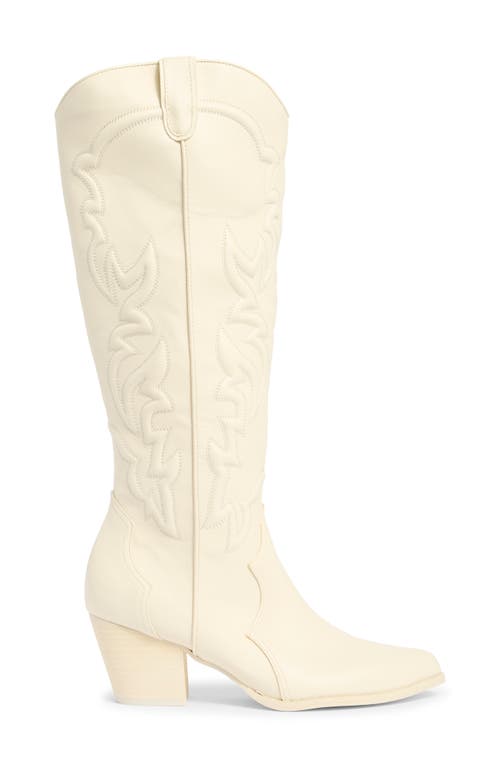 Billini Udel Cowboy Boot In White