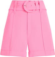 Cinq à Sept Aldi Belted High Waist Shorts