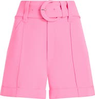 Cinq à Sept Aldi Belted High Waist Shorts