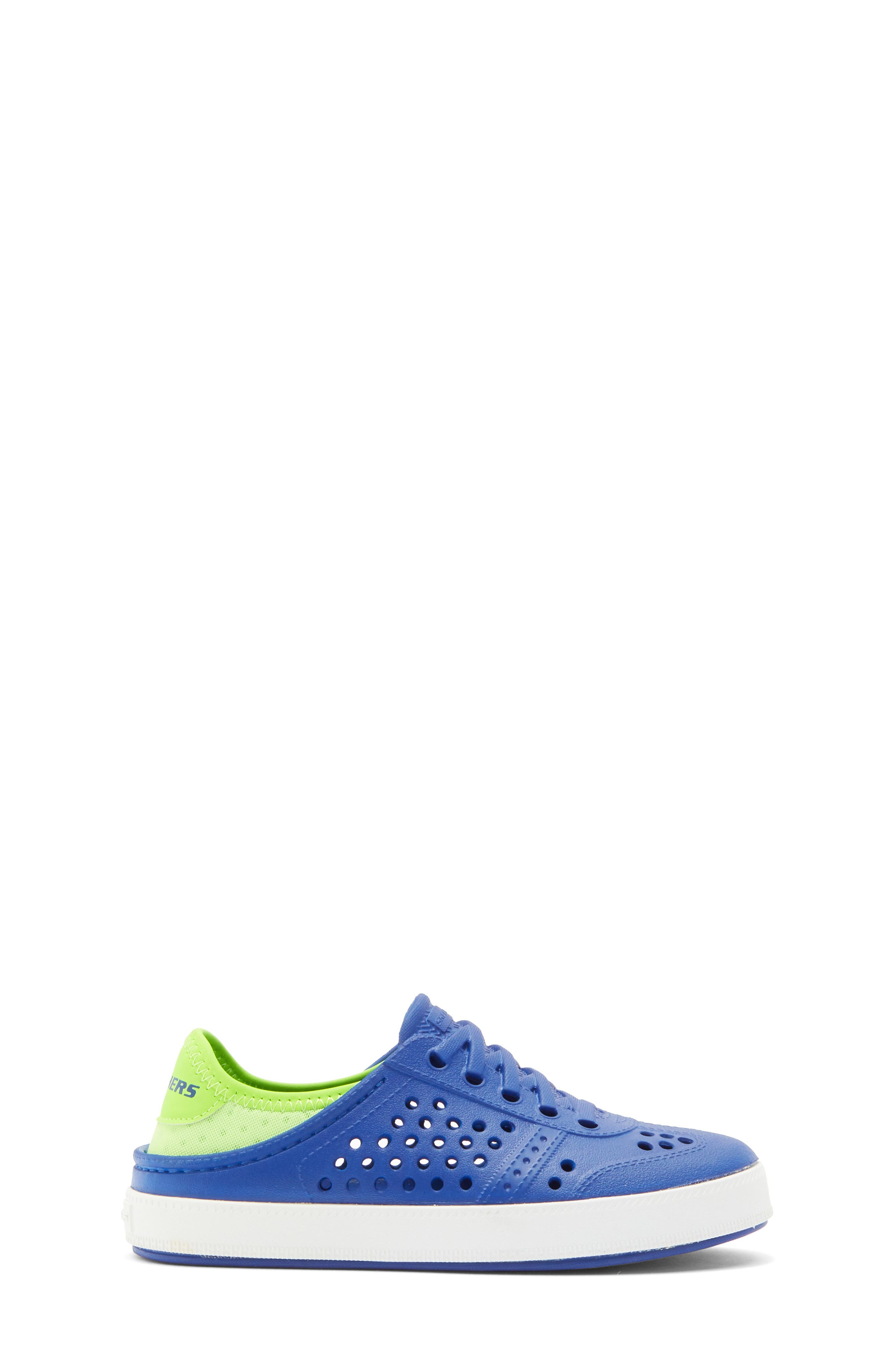 SKECHERS Kids' Guzman Steps Slip-On Sneaker, Alternate, color, Blue Lime