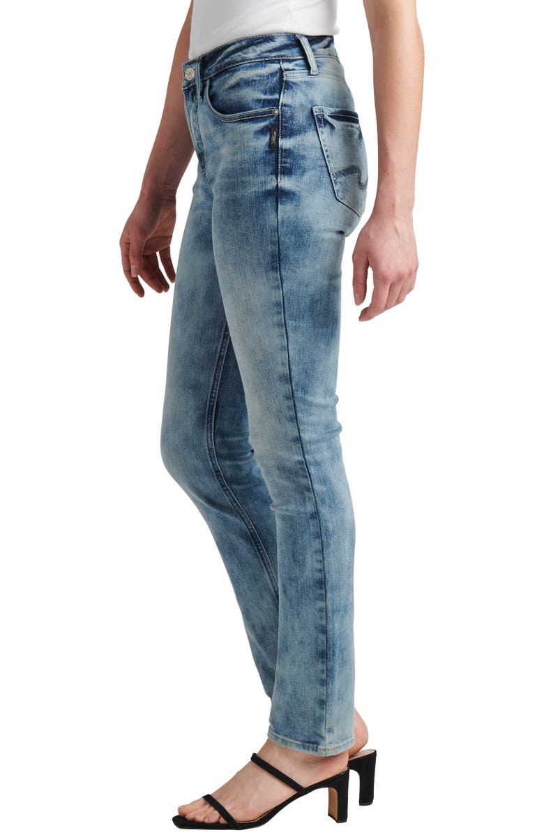 Silver Jeans Co. Avery High Waist Straight Leg Jeans, Alternate, color, 