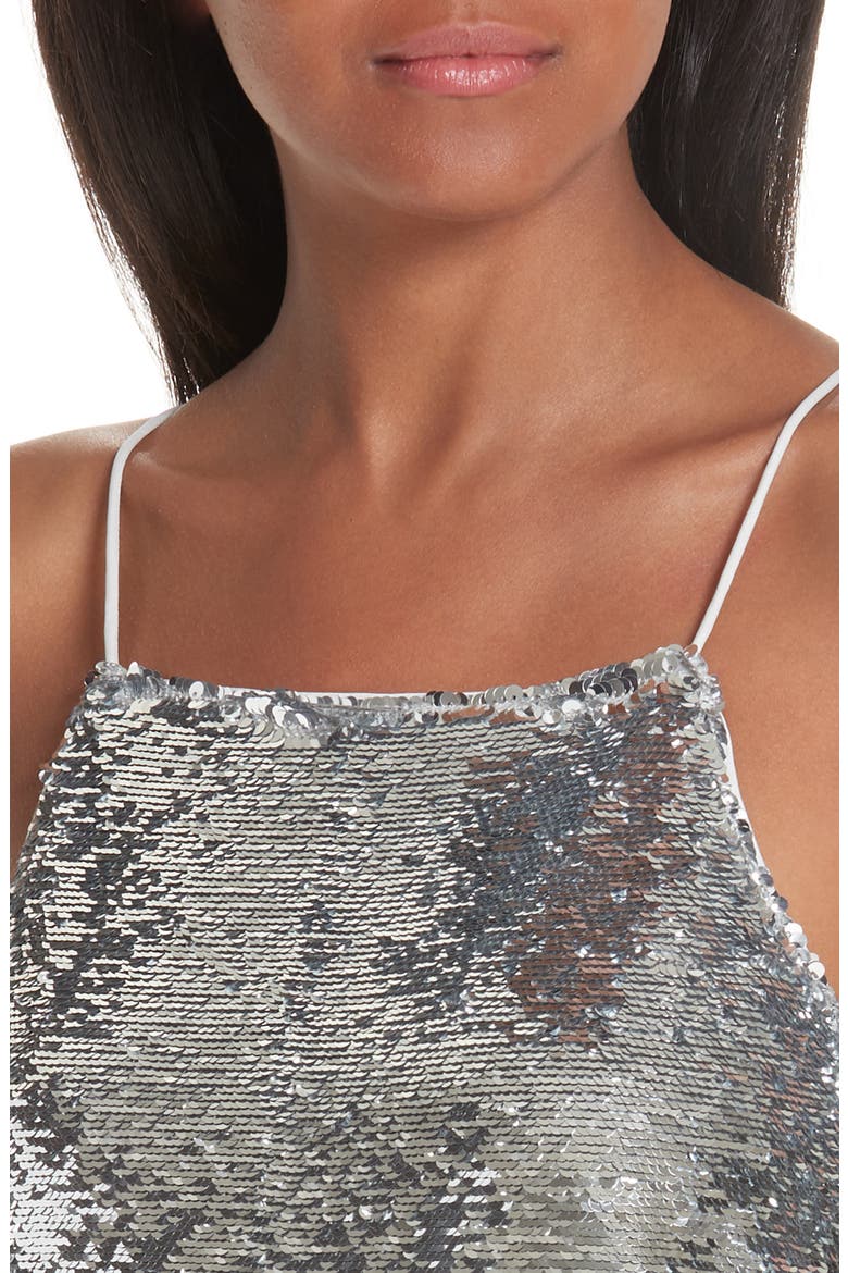 Sequin Top, Alternate, color, SILVER 018