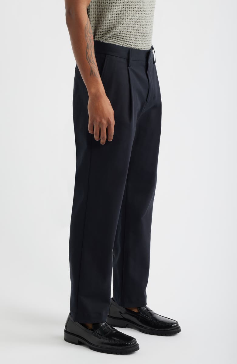 Open Edit Straight Leg Pants, Alternate, color, Black