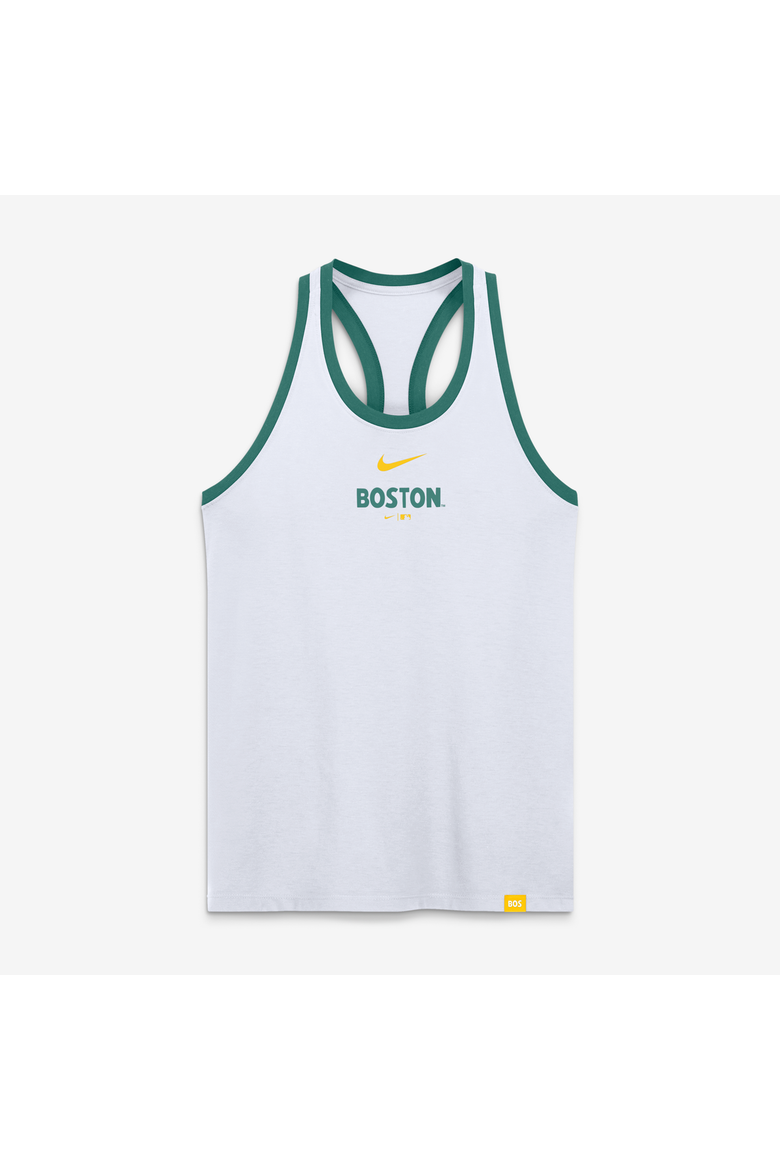 Women's Nike White Boston Red Sox City Connect Script Tri-Blend Dri-FIT Tank Top, Main, color, White