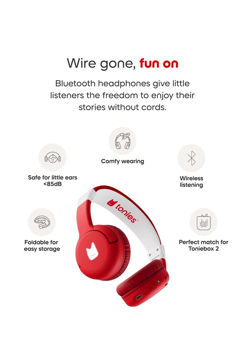 Bluetooth Headphones, Alternate, color, SUNSET RED