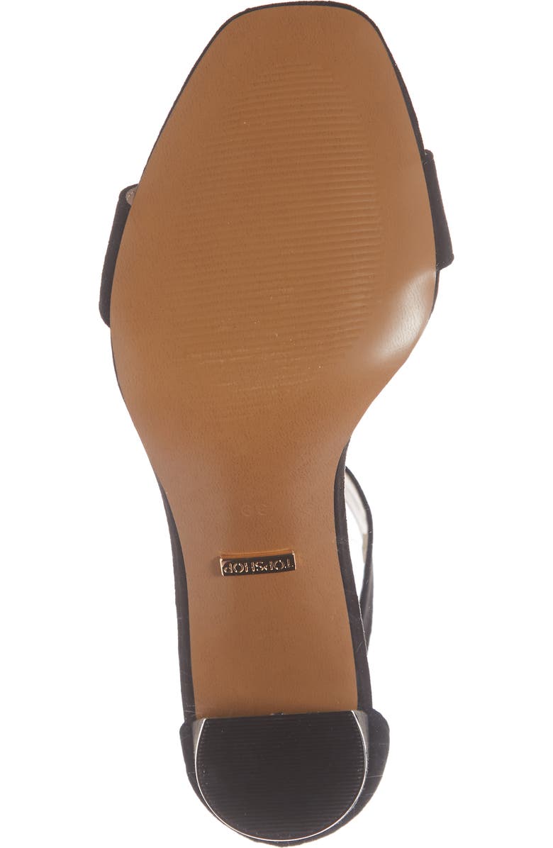 Topshop Rosie Block Heel Sandal, Alternate, color,