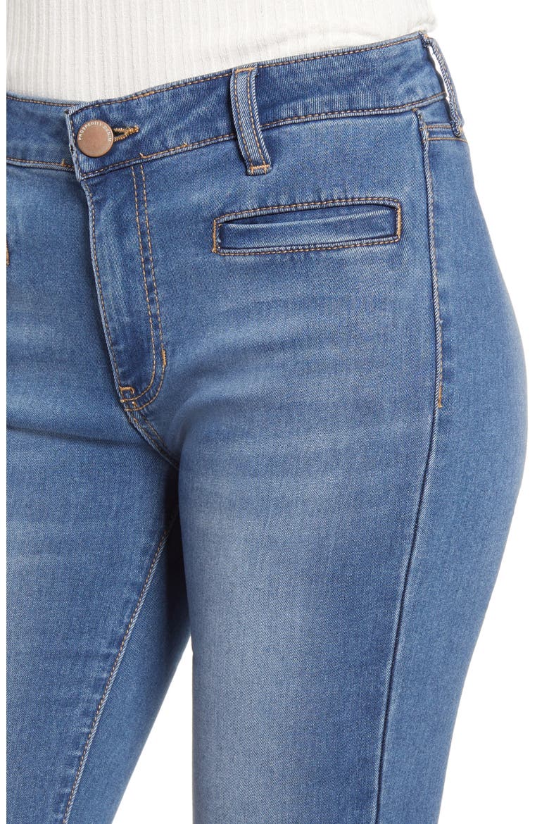 Kate Flare Jeans, Alternate, color, MEDIUM WASH