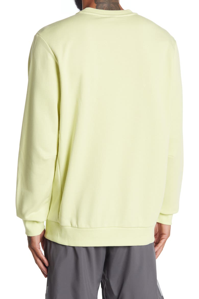 Badge of Sport Graphic Pullover Sweatshirt, Alternate, color, YELLOW TINT
