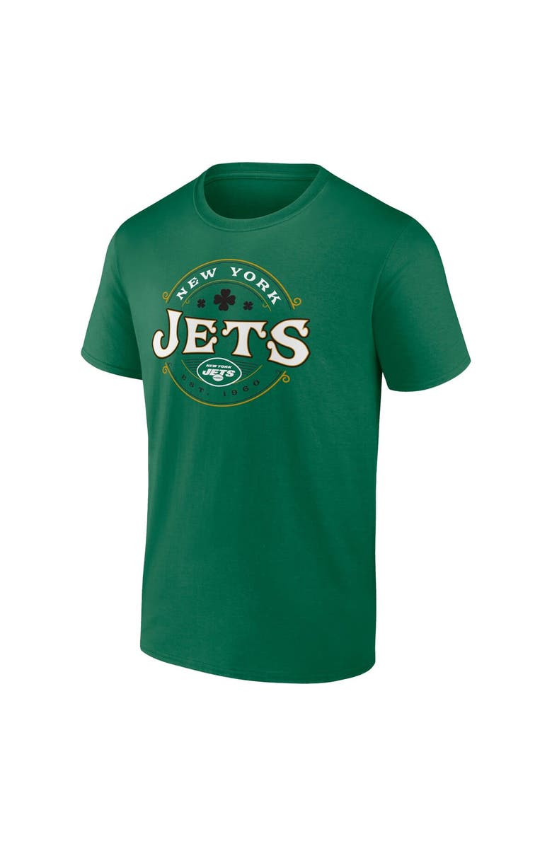 FANATICS Men's Fanatics Branded Kelly Green New York Jets Celtic T-Shirt, Alternate, color,