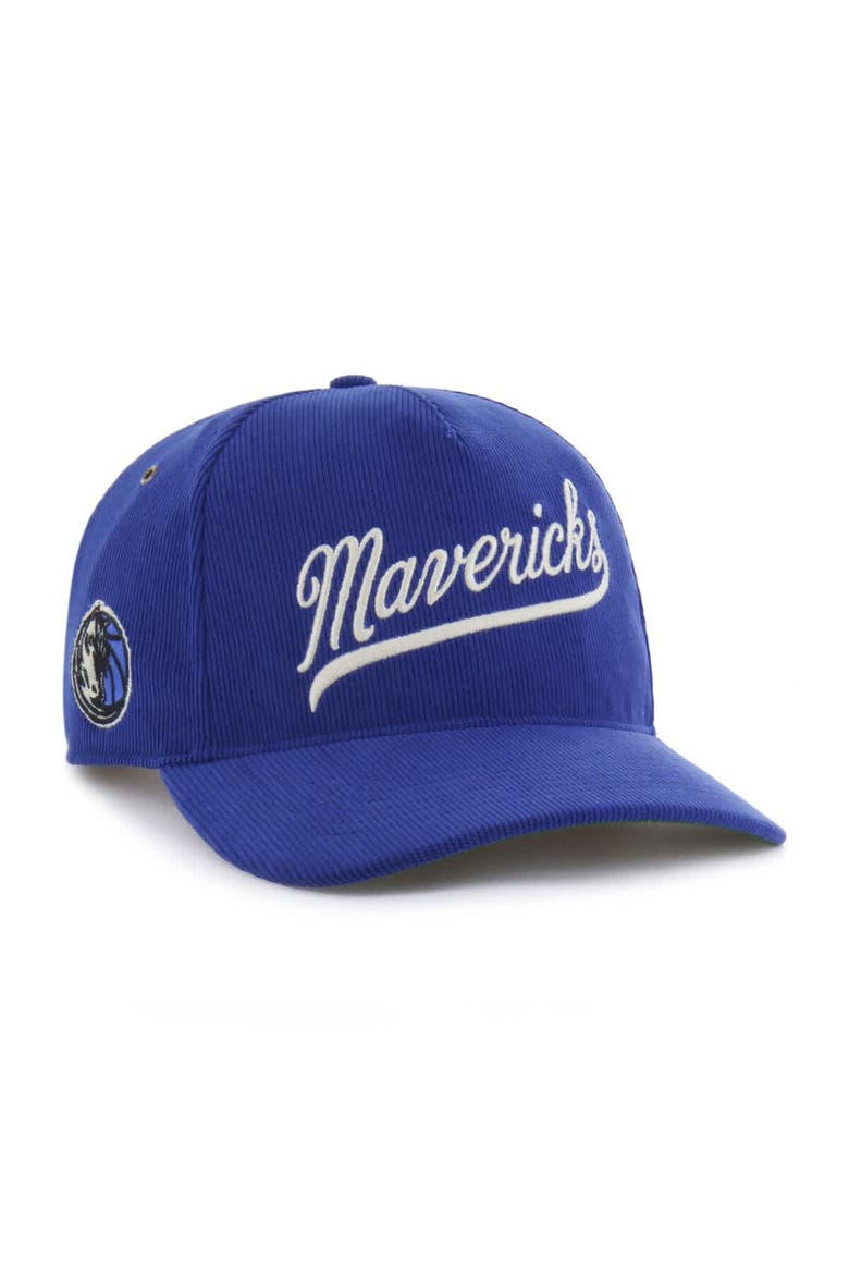 Men's '47 Royal Dallas Mavericks Golden Age Relaxed Corduroy Hitch Adjustable Hat, Main, color, Royal