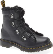 Dr. Martens 1460 Faux Fur Trim Ghillie Boot