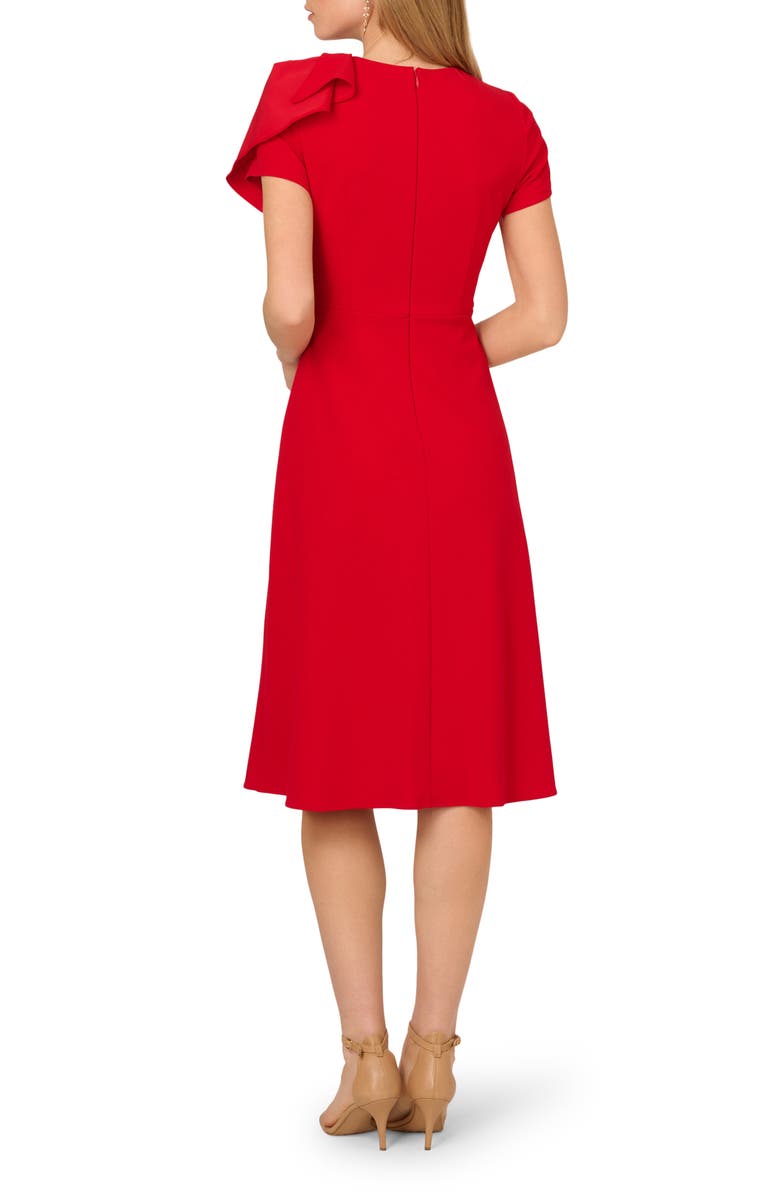 Adrianna Papell Ruffle Sheath Dress, Alternate, color, Hot Pepper