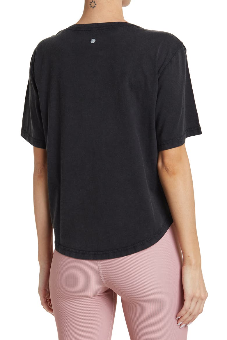Fade In Washed Short Sleeve Studio Tee, Alternate, color, BLACK